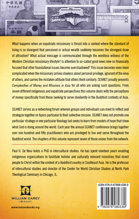 Complexities of Money and Missions in Asia (SEANET 9)
