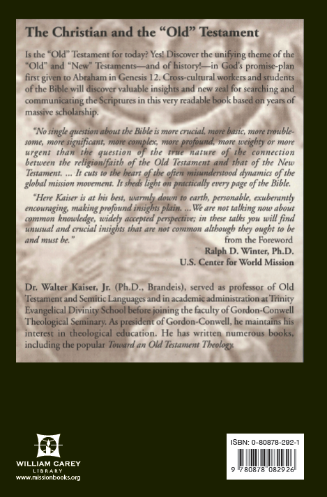 The Christian and the "Old" Testament